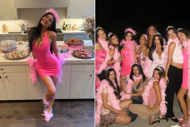 Kylie Jenner celebra 29 anos com festa rosa “Princess Kitty”