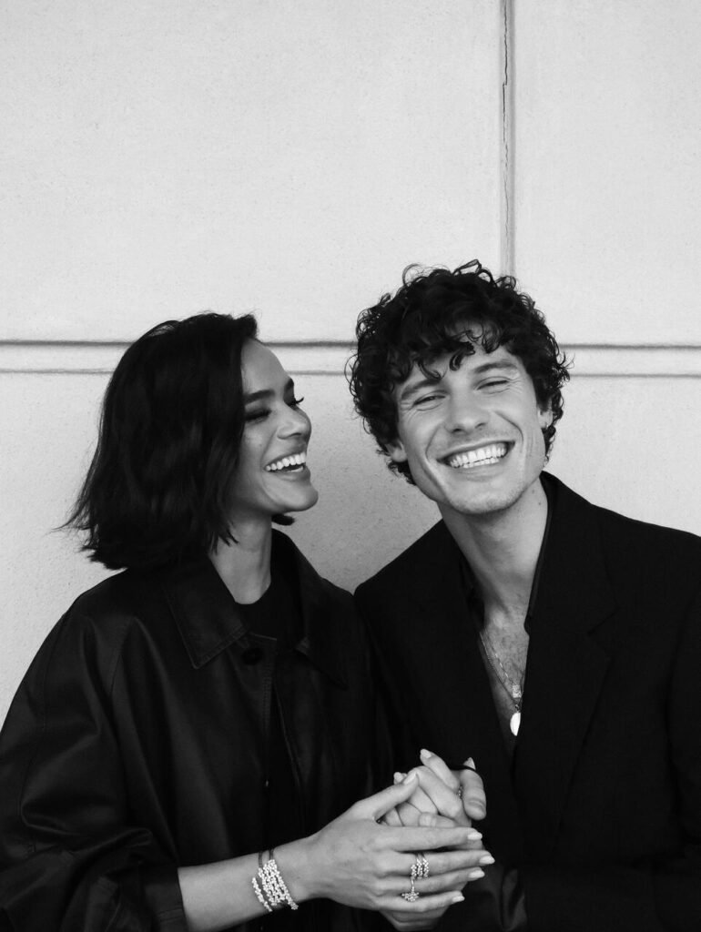 Shawn Mendes e Bruna Marquezine juntos em desfile da Gucci em Milão